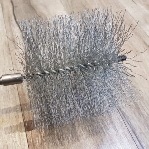 Flue Cleaning Brush Head Mini Galvanised Steel - Brush Only