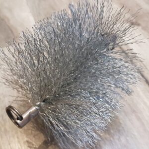 Pull Through Flue Cleaning Brush Heads - Galvanised Steel