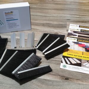 * 9mm Industrial Sample Pack - Strip Brush and Garage Door Seals - Try Before You Buy
