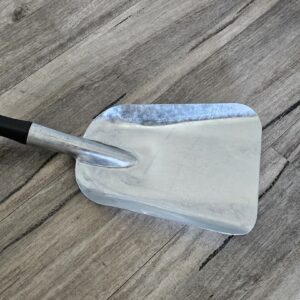 Metal Fire Shovel Dustpan - small tapered pan