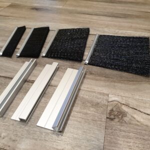 9mm Industrial Strip Brush -  Anti Static Polypropylene Fibre