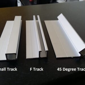 Aluminium Holder-9mm Industrial Strip Brush Door Seals